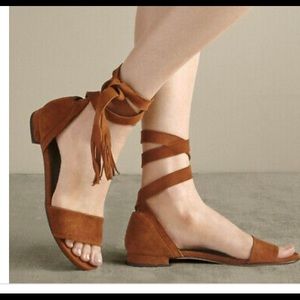 Stuart Weitzman Corbata Lace-Up Sandal